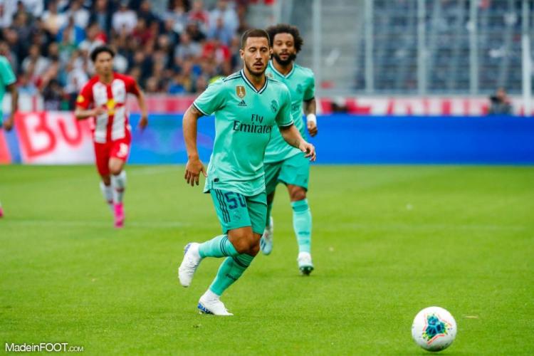 Eden Hazard, ailier gauche du Real Madrid 