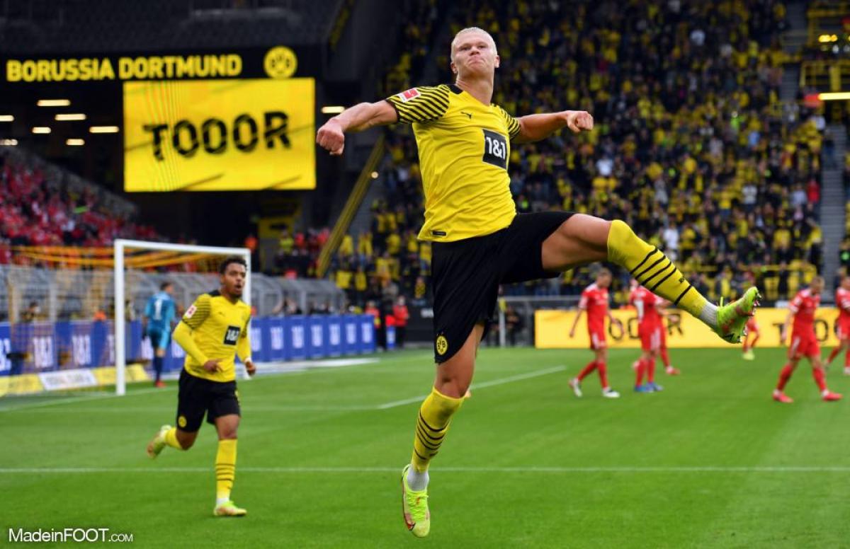 Haaland avec Dortmund