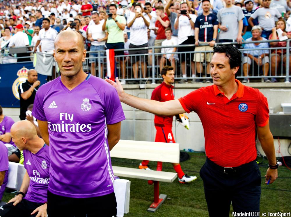 Zidane et Emery se méfient l'un de l'autre