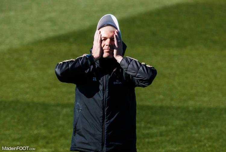 Zidane n'a pas apprécié la 2e mi-temps de son équipe contre Eibar.