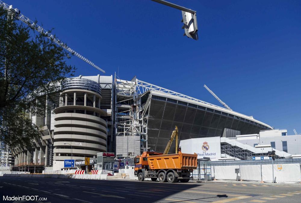Le stade Santiago-Bernabéu du Real Madrid