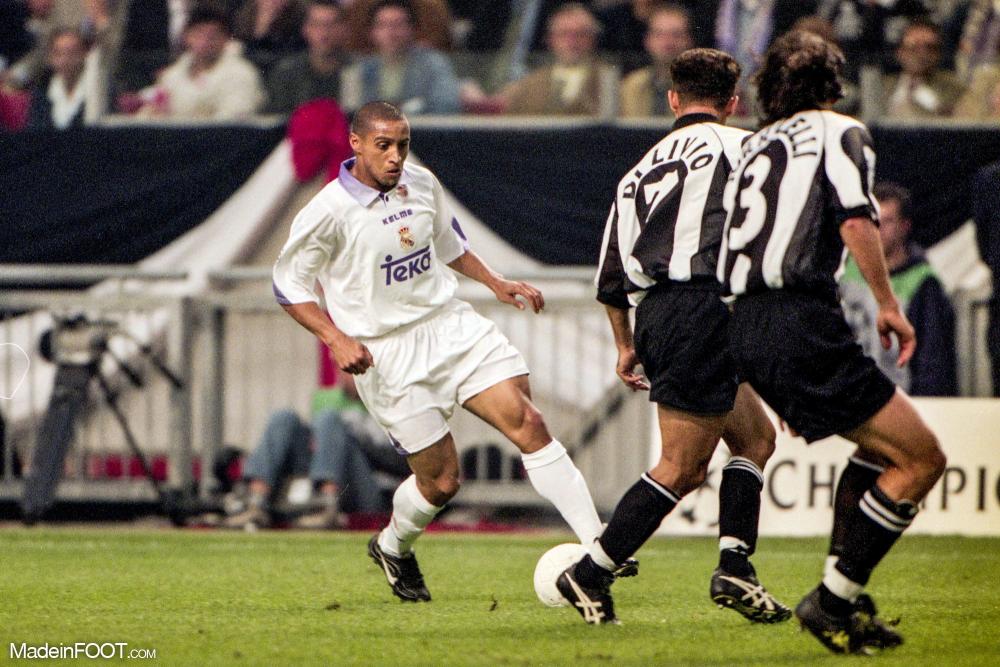 Roberto Carlos lors de la finale 1998 face à la Juve.