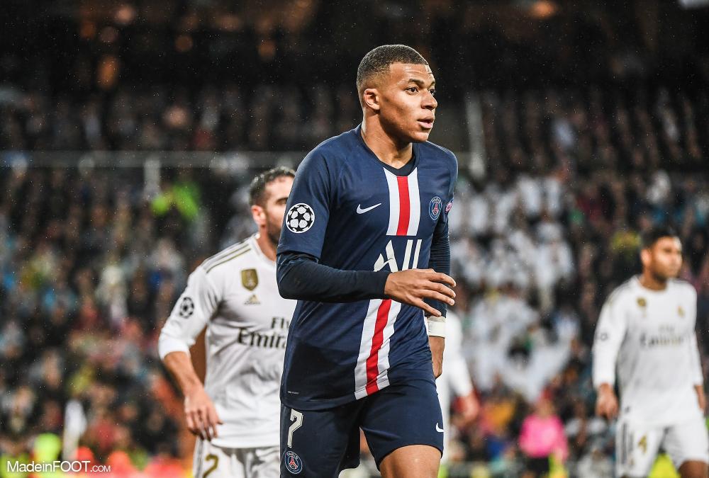 Kylian Mbappé face au Real Madrid