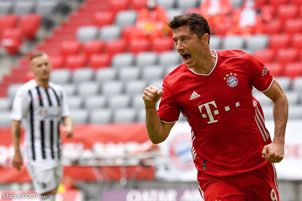Robert Lewandowski a inscrit 294 buts avec le Bayern Munich depuis 2014