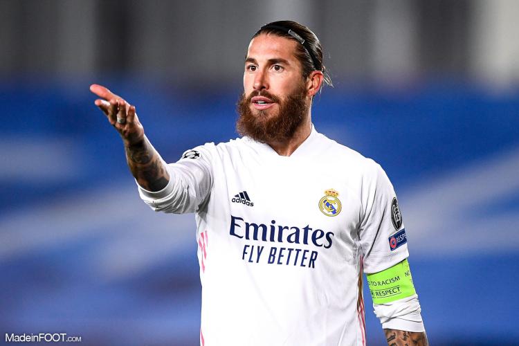 Sergio Ramos, sous les couleurs du Real Madrid. 