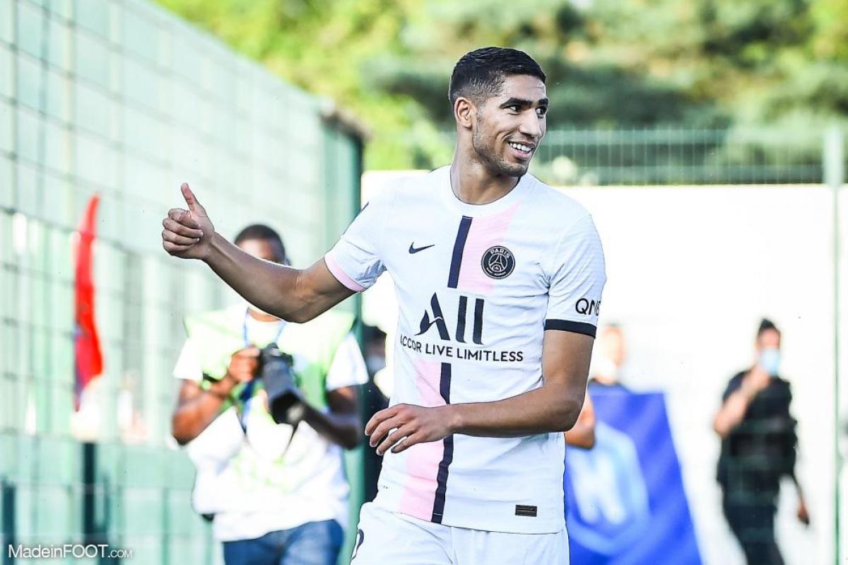 Achraf Hakimi avec le PSG.