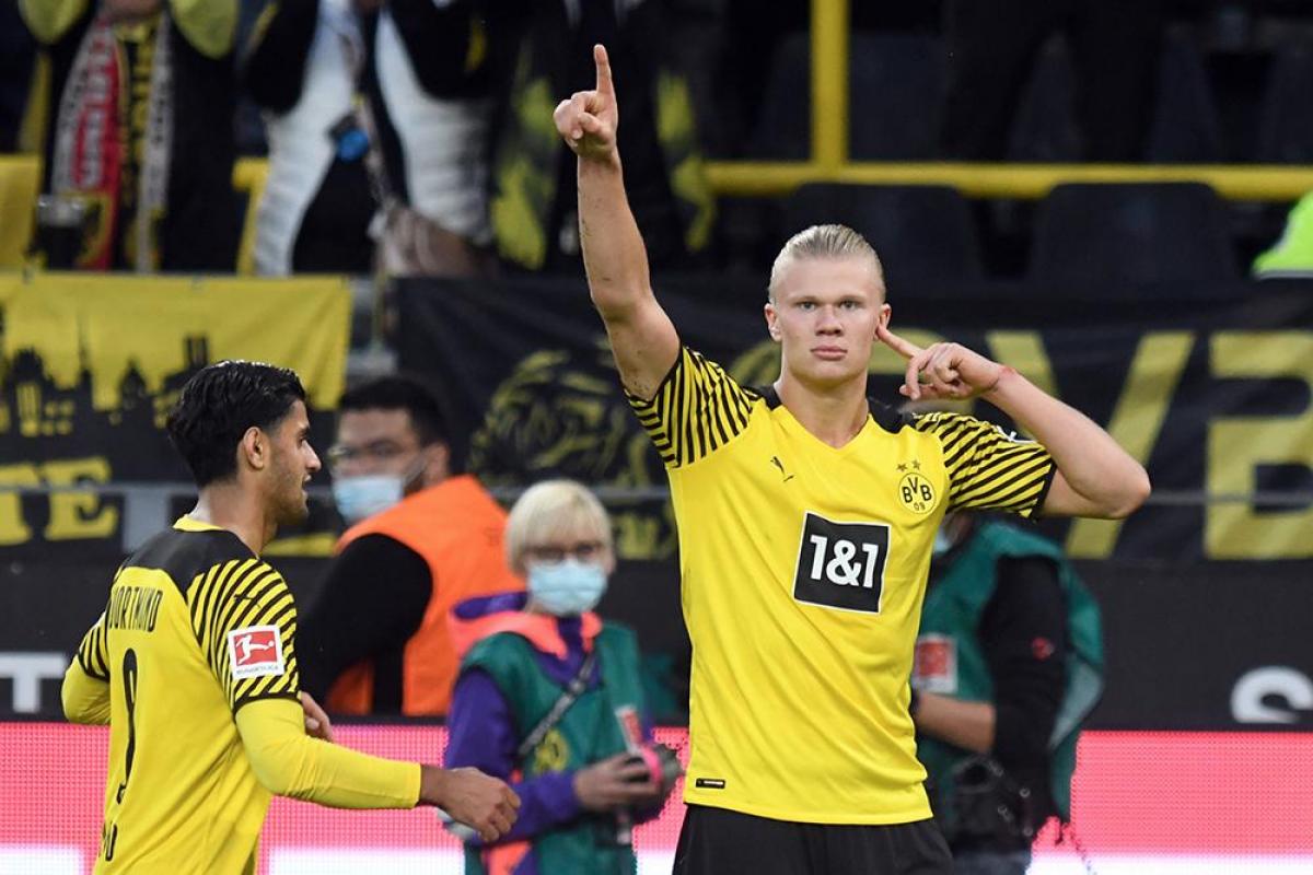 Haaland avec Dortmund