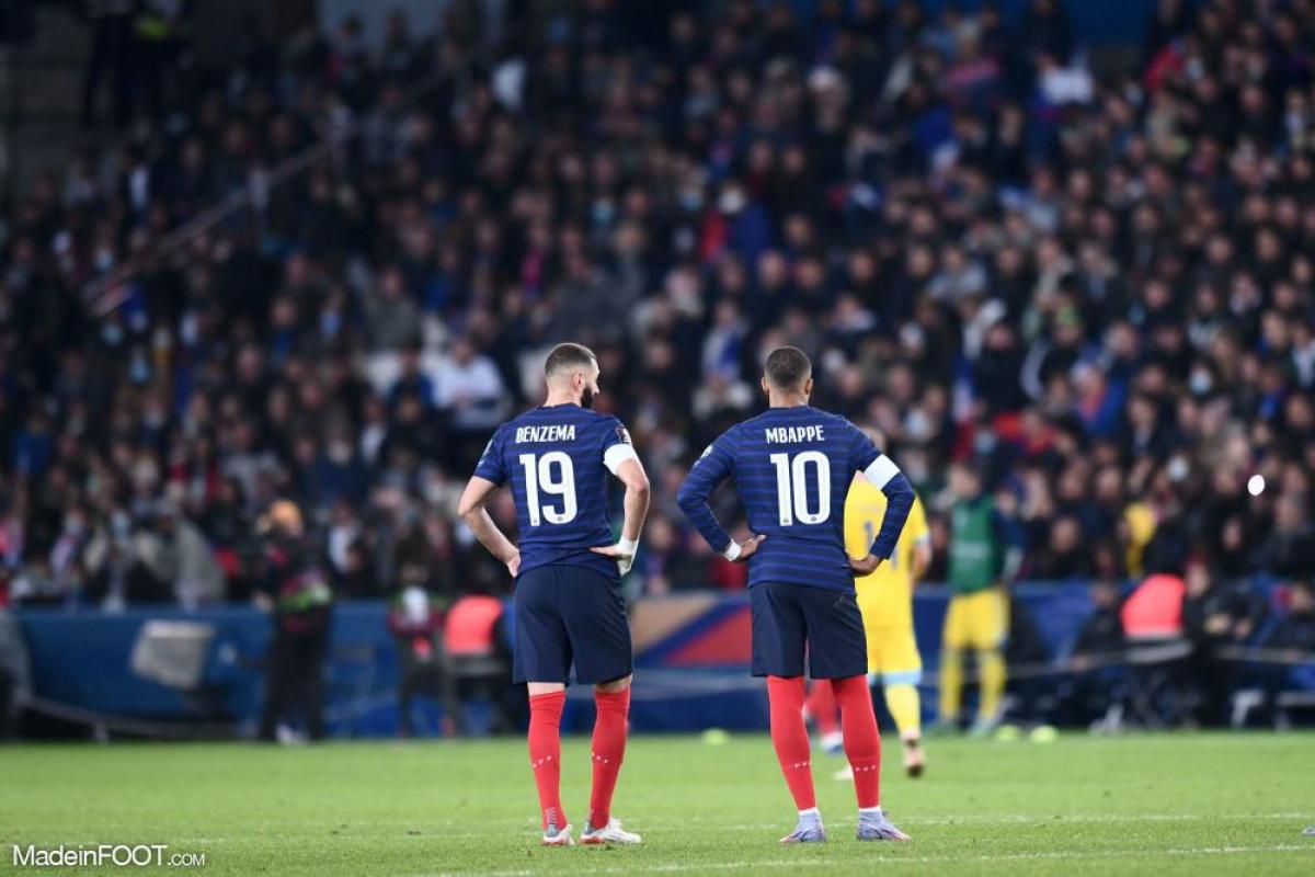 Karim Benzema avec l'équipe de France