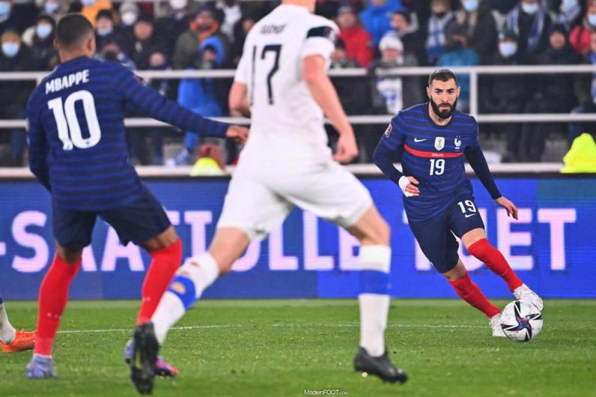 Karim Benzema avec les Bleus