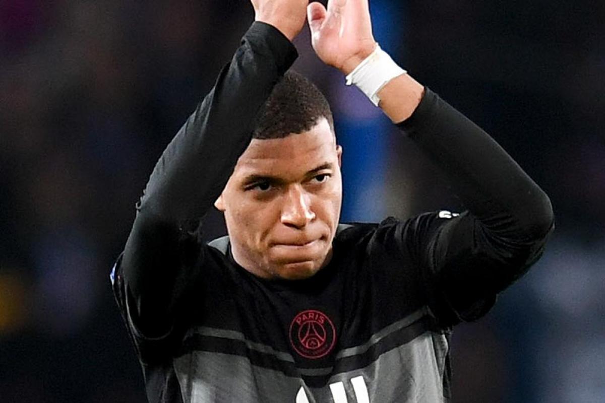 Kylian Mbappé avec le PSG.