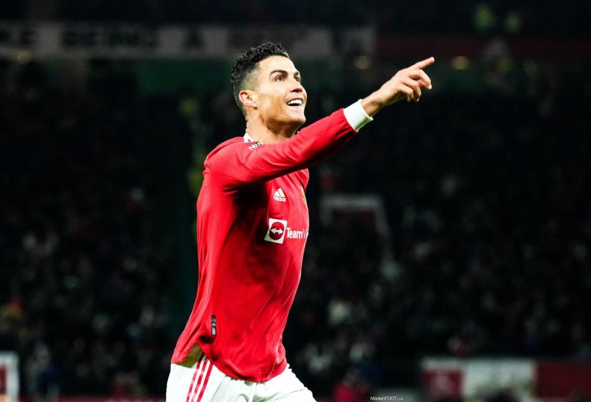 Cristiano Ronaldo avec Manchester United