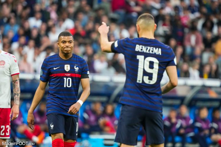 Karim Benzema et Kylian Mbappé