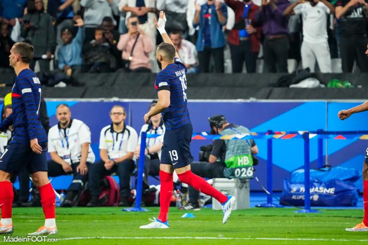 Karim Benzema, l'attaquant du Real Madrid et de l'équipe de France.