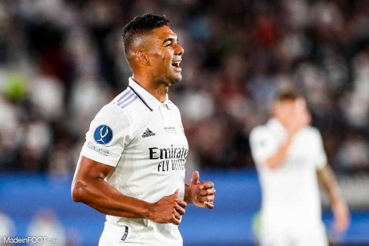 Casemiro, ici sous ses anciennes couleurs du Real Madrid.