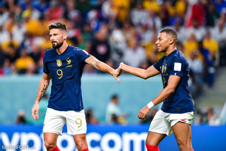 Olivier Giroud (France), Kylian Mbappé (France)