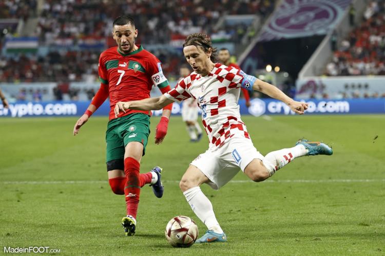 Luka Modric, le milieu de terrain du Real Madrid et de la Croatie.