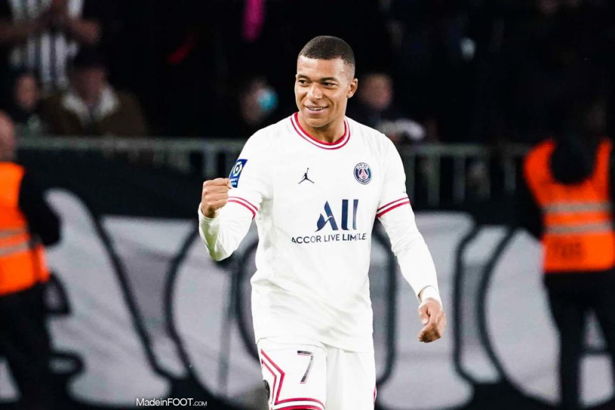 Kylian Mbappé avec le PSG