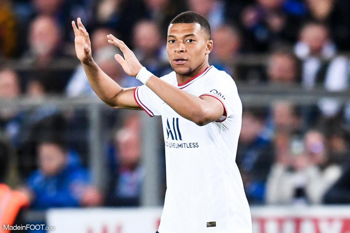 Kylian Mbappé avec le PSG