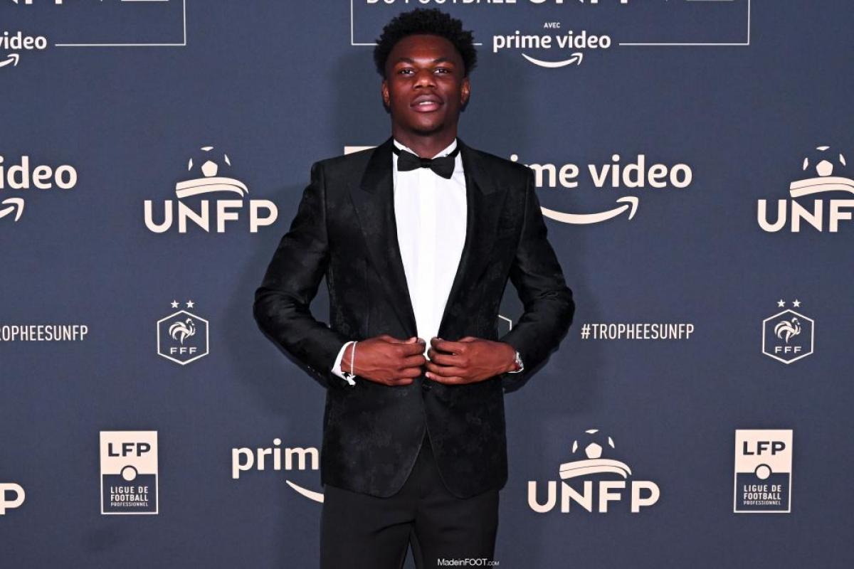 Aurélien Tchouaméni aux Trophées UNFP