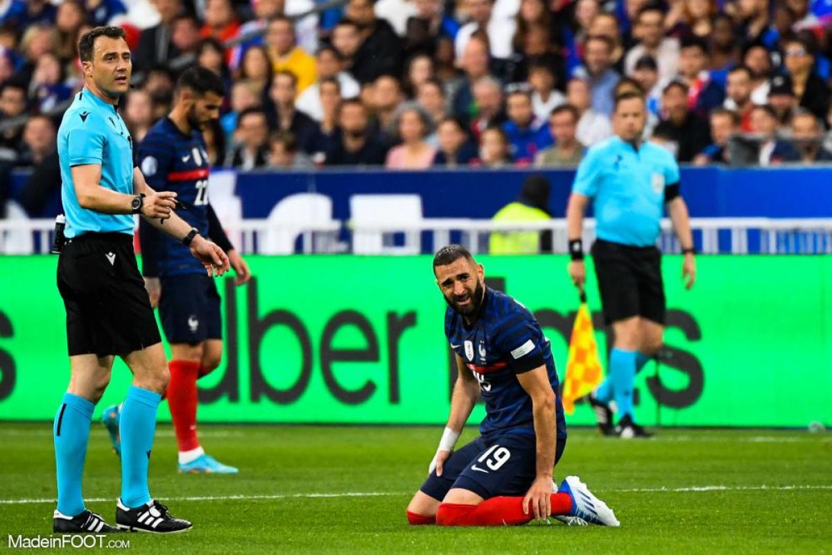 Karim Benzema avec les Bleus