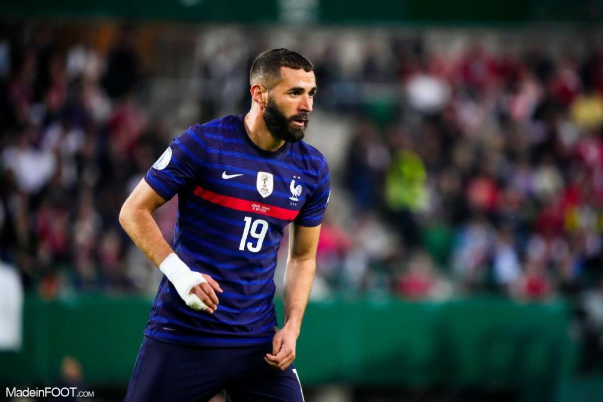 Karim Benzema avec la France