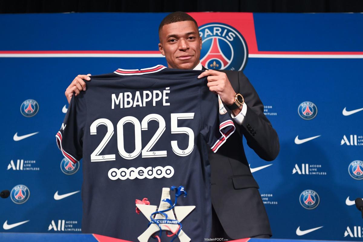Kylian Mbappé, lié au PSG jusqu'en 2025.