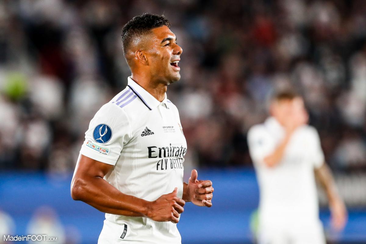 Casemiro, ici sous ses anciennes couleurs du Real Madrid.