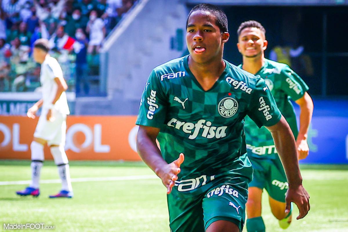 Endrick, joueur de Palmeiras.