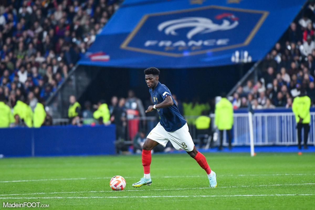 Aurélien Tchouaméni, le milieu de terrain du Real Madrid et de l'équipe de France.