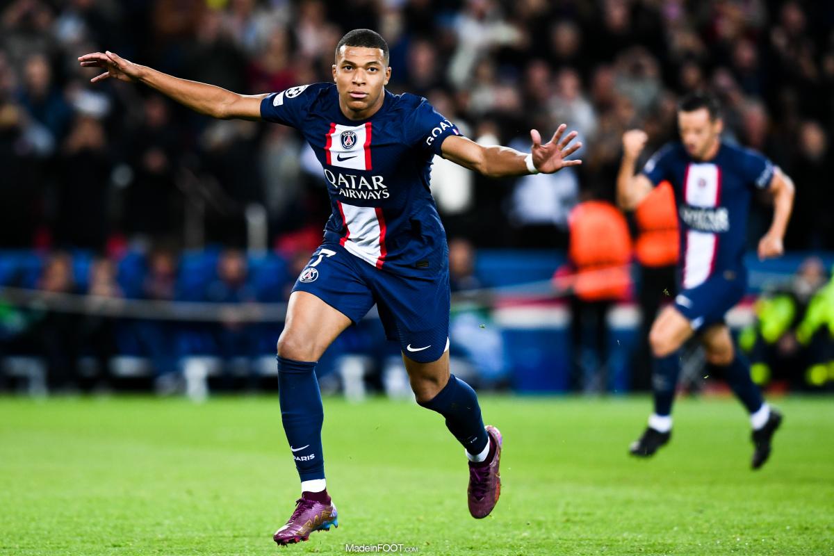 Kylian Mbappé avec le PSG