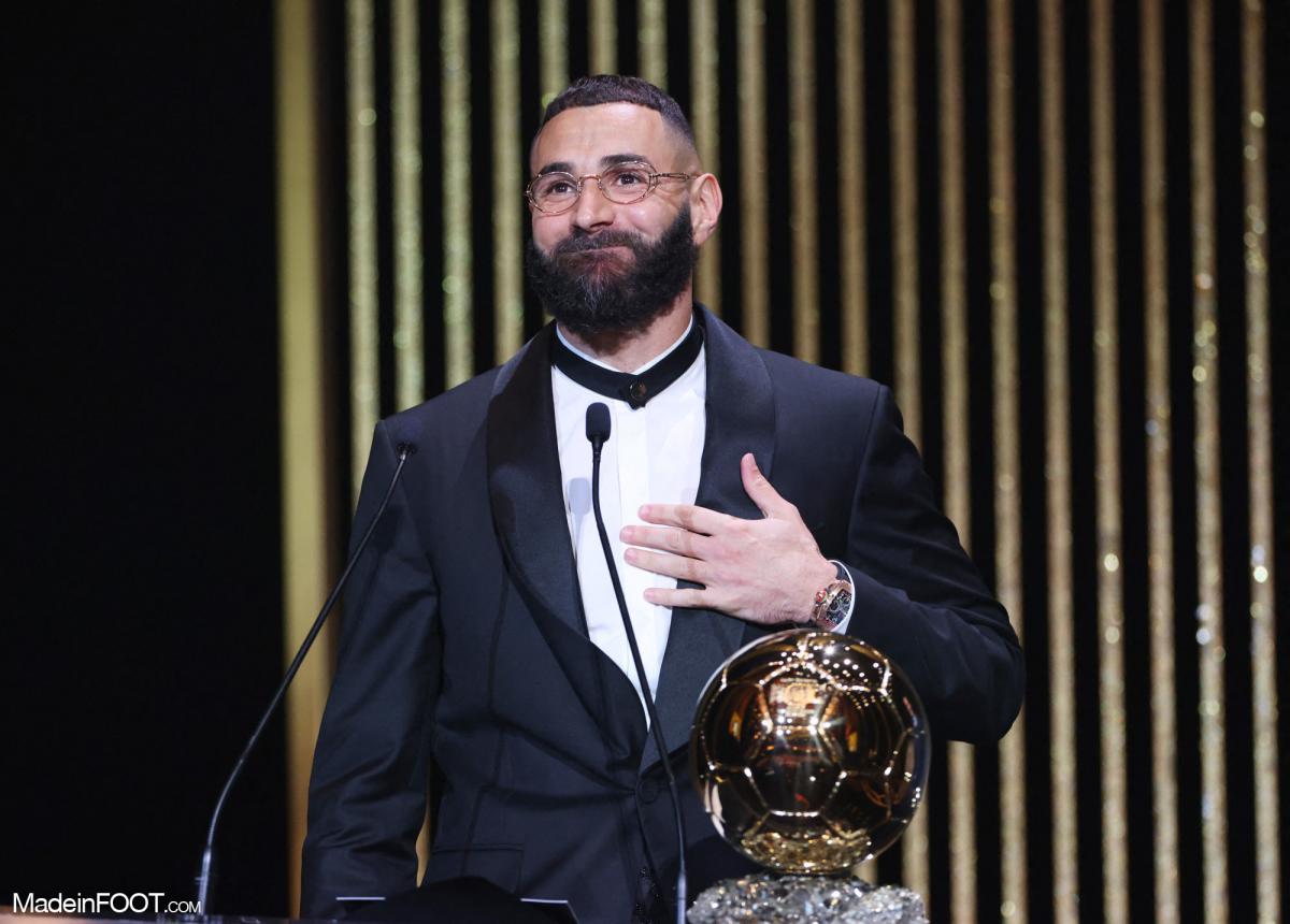 Karim Benzema, Ballon d'Or 2022. 