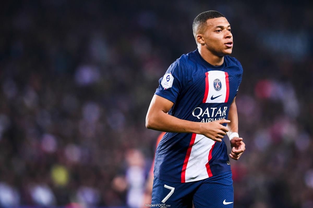 Kylian Mbappé, attaquant du Paris Saint-Germain. 