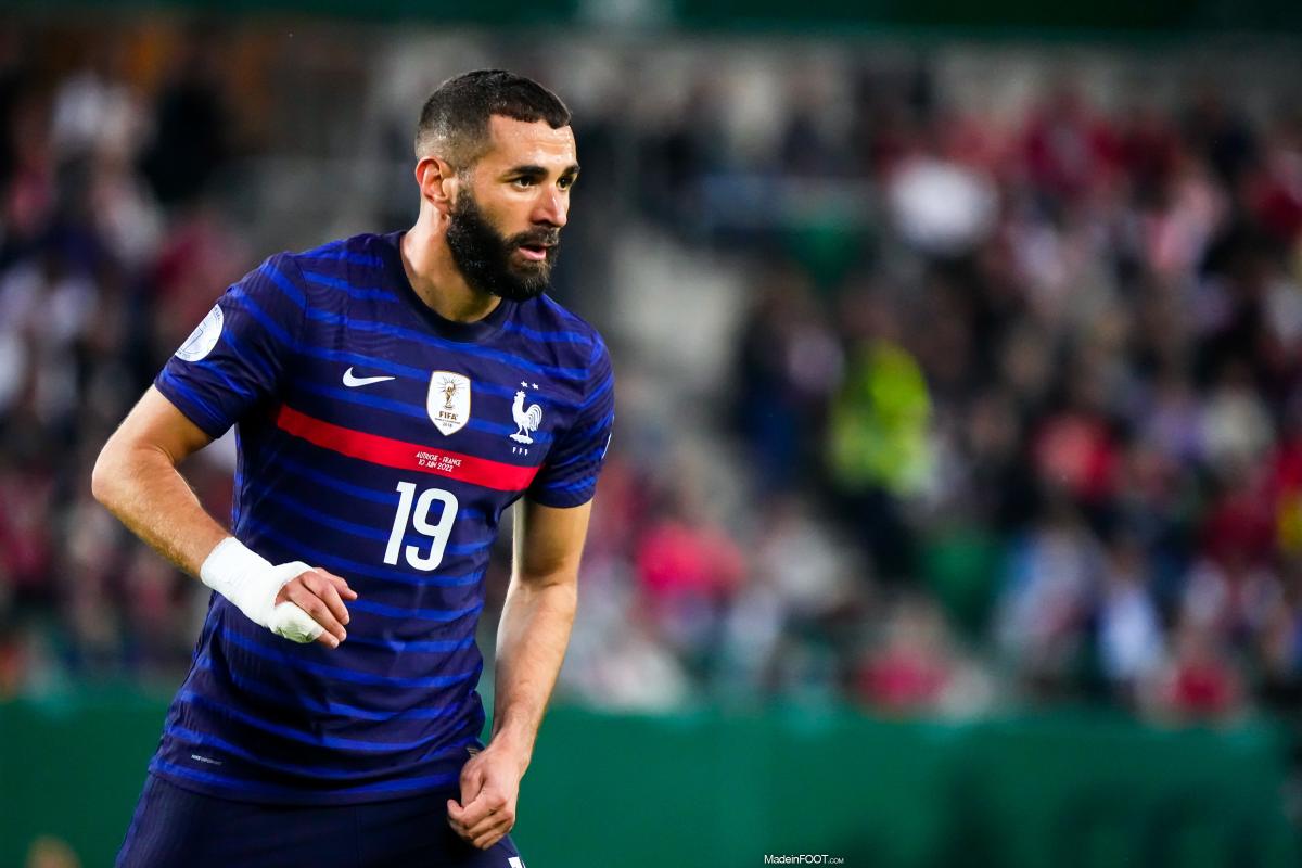 Karim Benzema avec la France