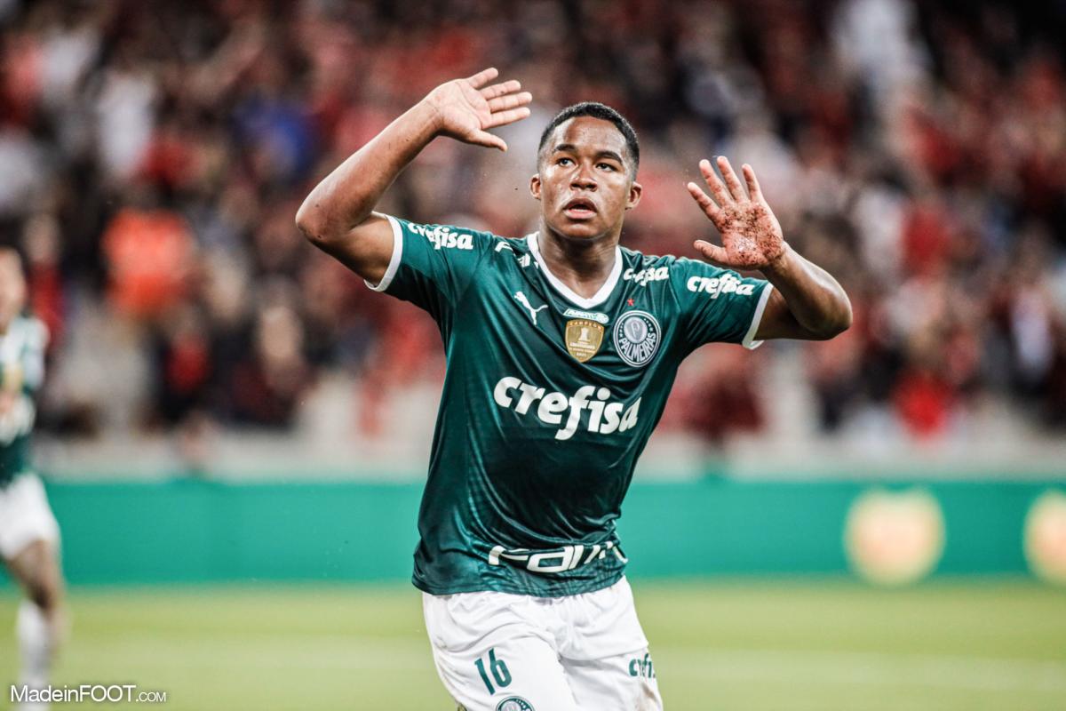 Endrick, joueur de Palmeiras.