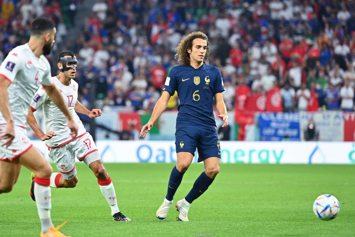 Mattéo Guendouzi, le milieu de terrain de la Lazio Rome et de l'équipe de France.