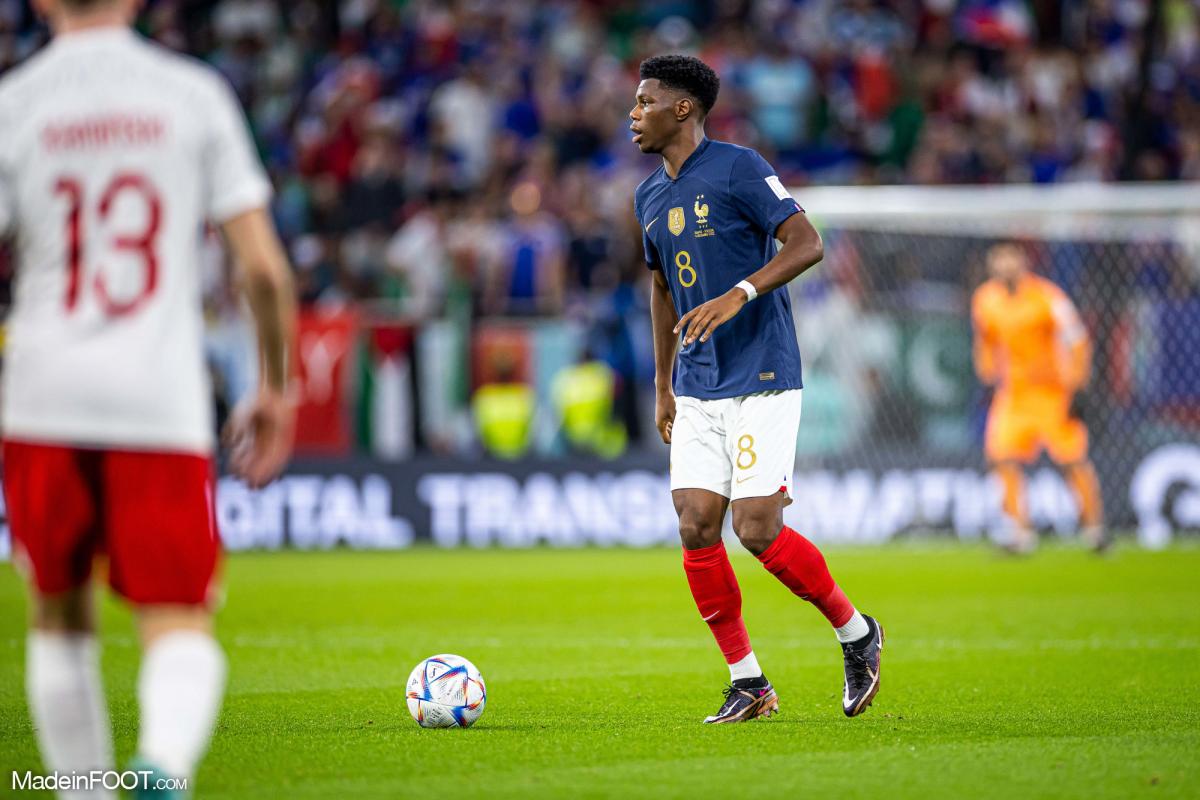 Aurélien Tchouaméni, le milieu de terrain du Real Madrid et de l'équipe de France.