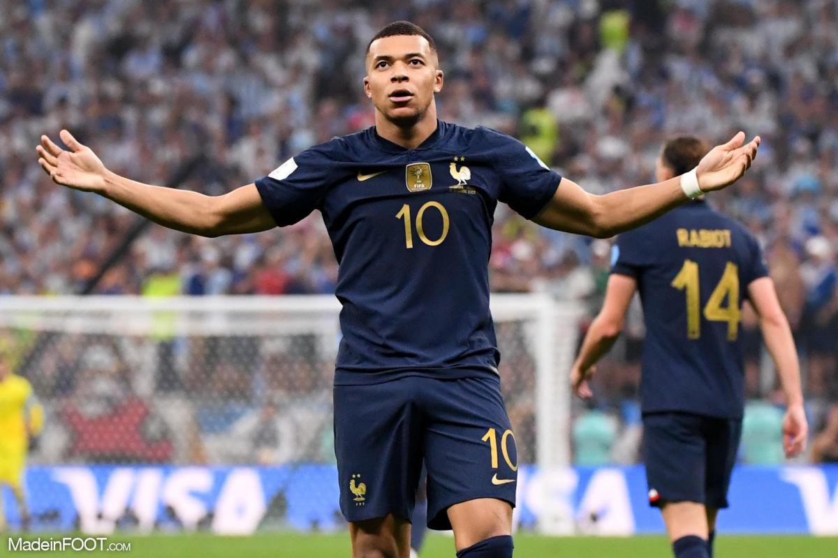 Kylian Mbappé, finale de Coupe du Monde 2022.