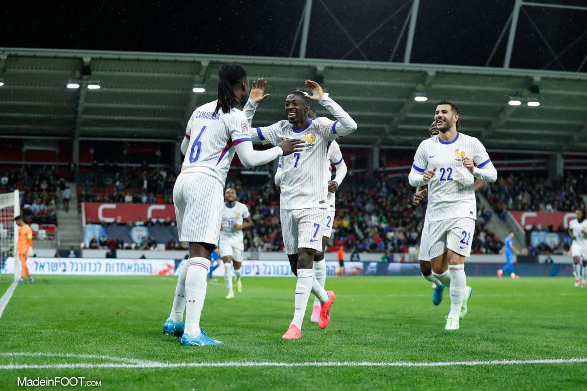 L'équipe de France a pris le meilleur sur Israël (1-4), ce jeudi soir, lors de la 3ème journée de la Ligue des Nations.