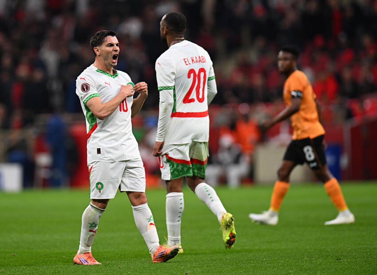 Brahim Diaz, ici sous les couleurs du Maroc.