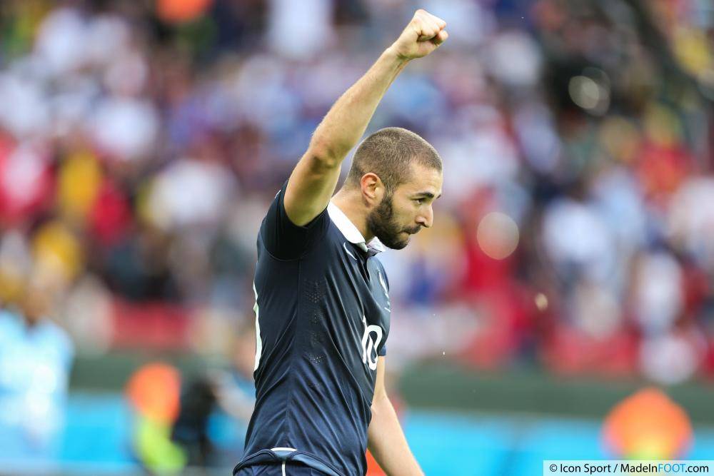 Karim Benzema, attaquant de l'équipe de France