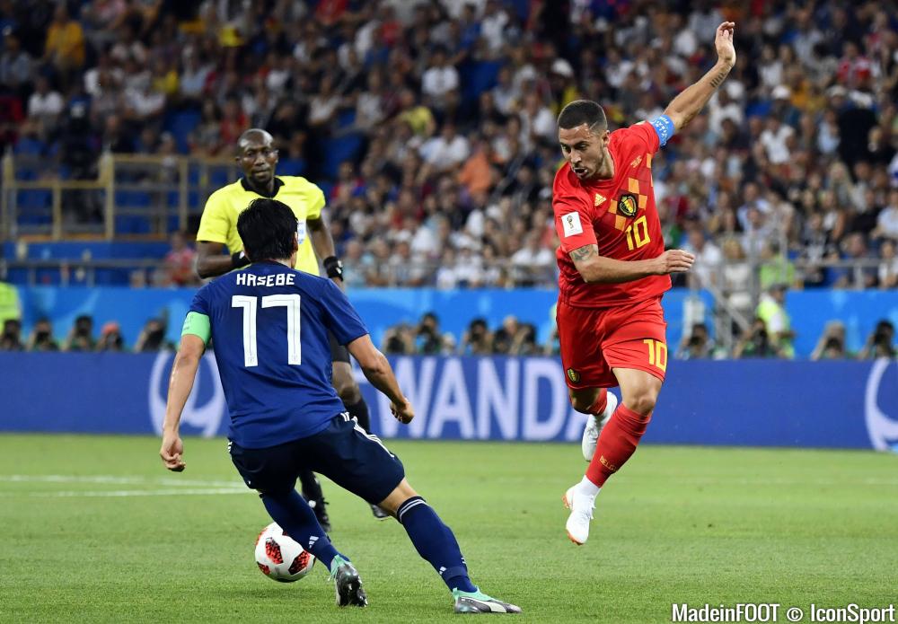 Eden Hazard, l'ailier du Real Madrid et de la Belgique.