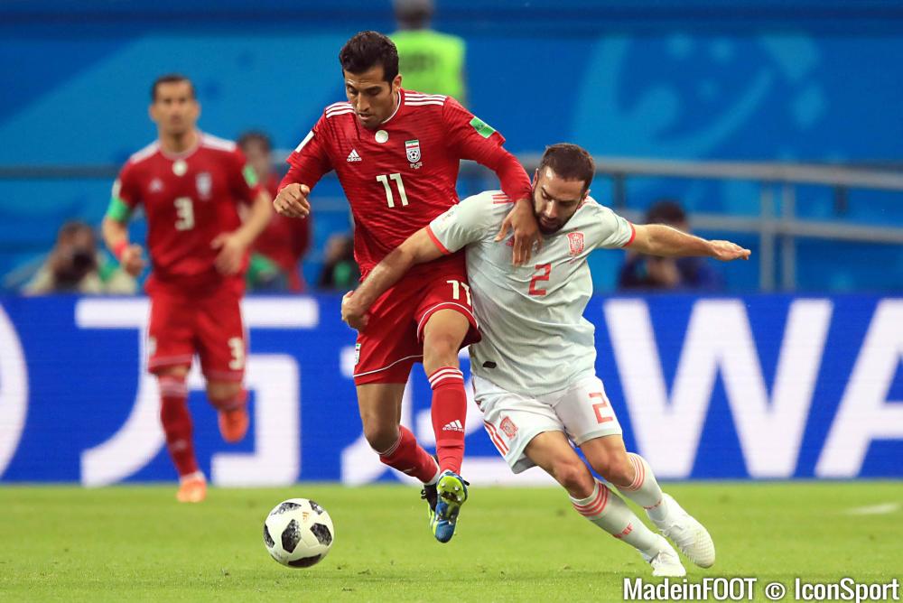 Dani Carvajal, ici sous les couleurs de l'Espagne.
