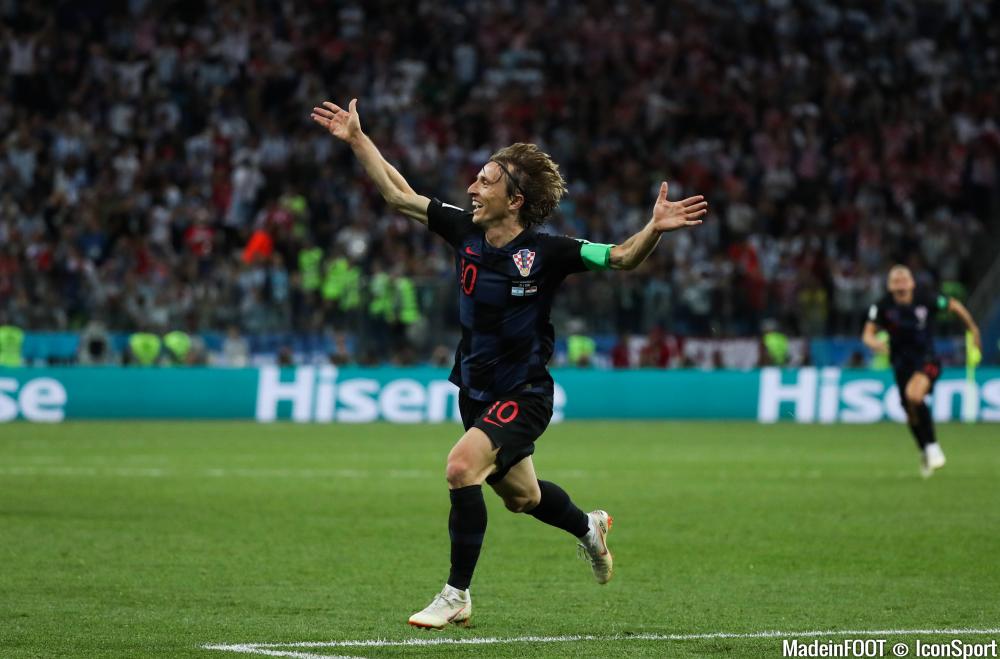 Luka Modric, le milieu de terrain du Real Madrid et de la Croatie.