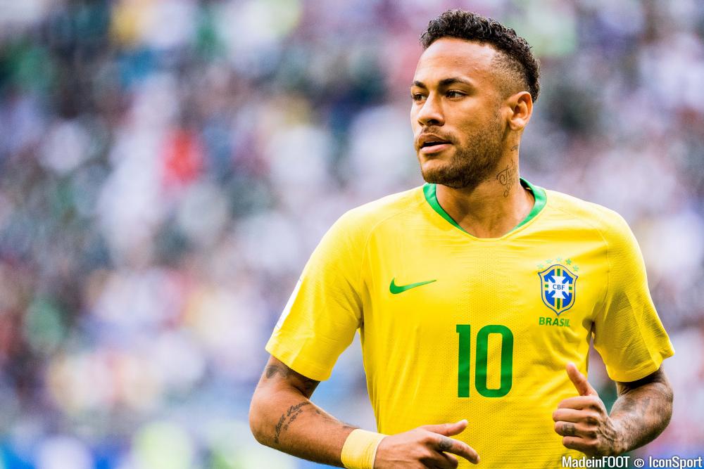 Neymar, l'attaquant du Paris Saint-Germain et du Brésil.
