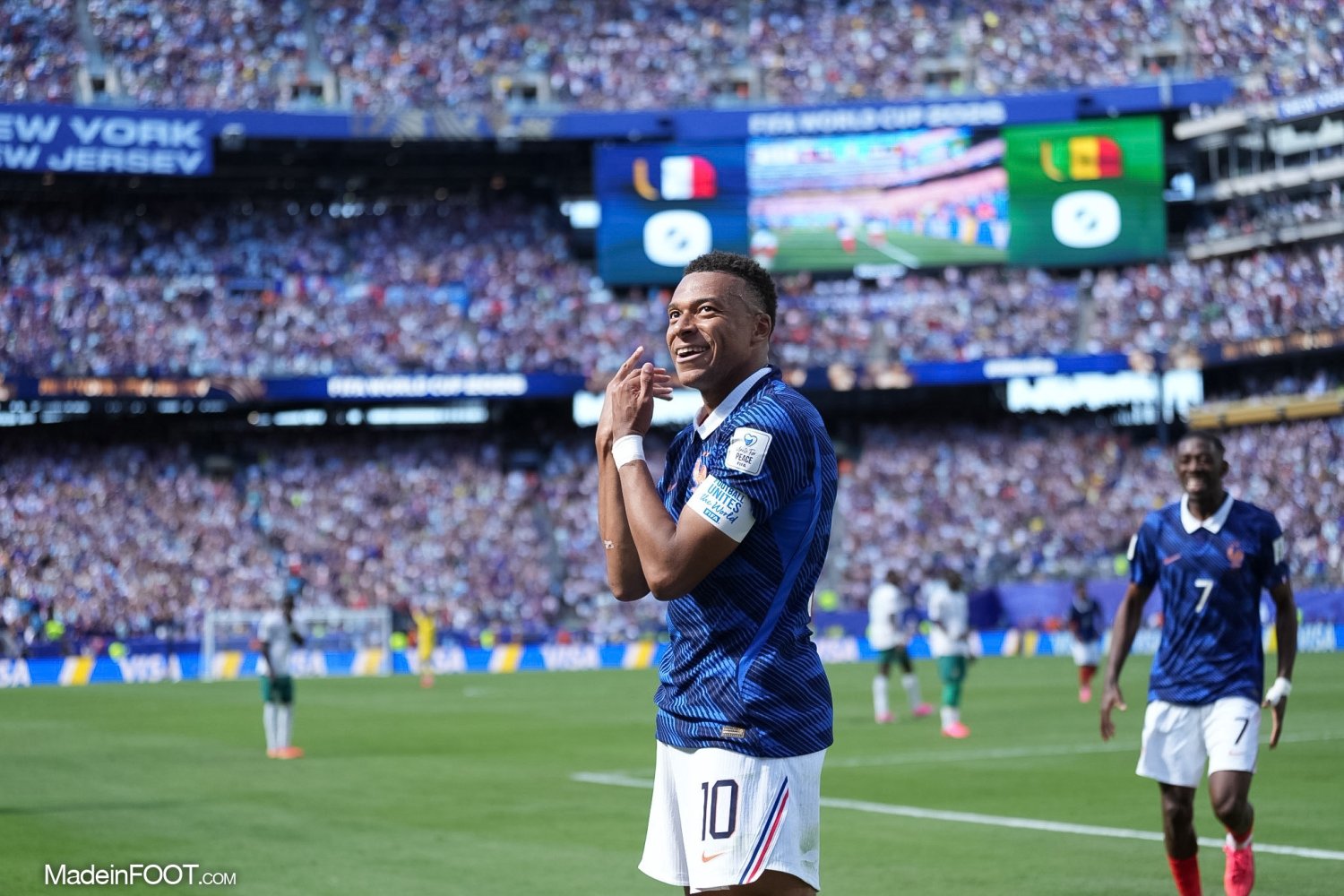 Kylian Mbappé, l'attaquant de l'équipe de France.