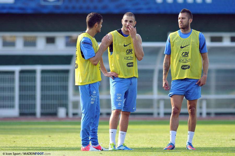 Ben Arfa avec Benzema et Menez