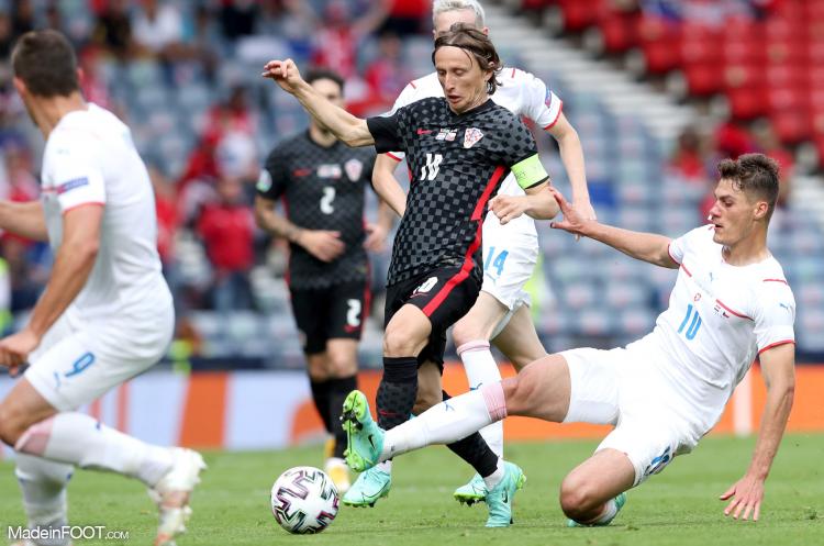 Luka Modric, le milieu de terrain du Real Madrid et de la Croatie.