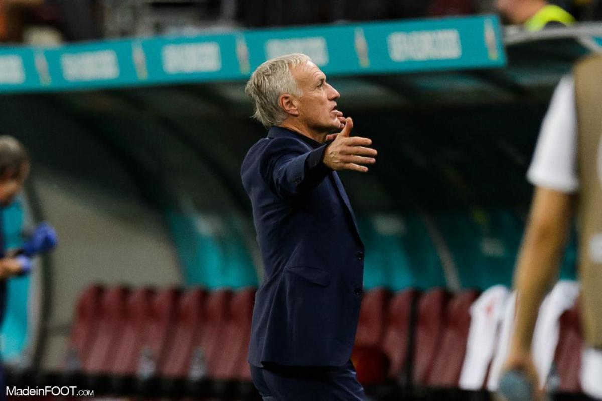 Didier Deschamps avec l'équipe de France