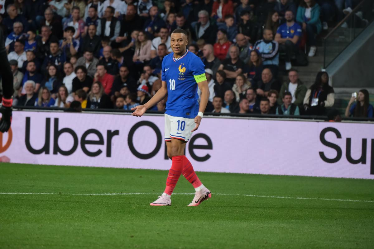Kylian Mbappé lors du match face au Luxembourg.