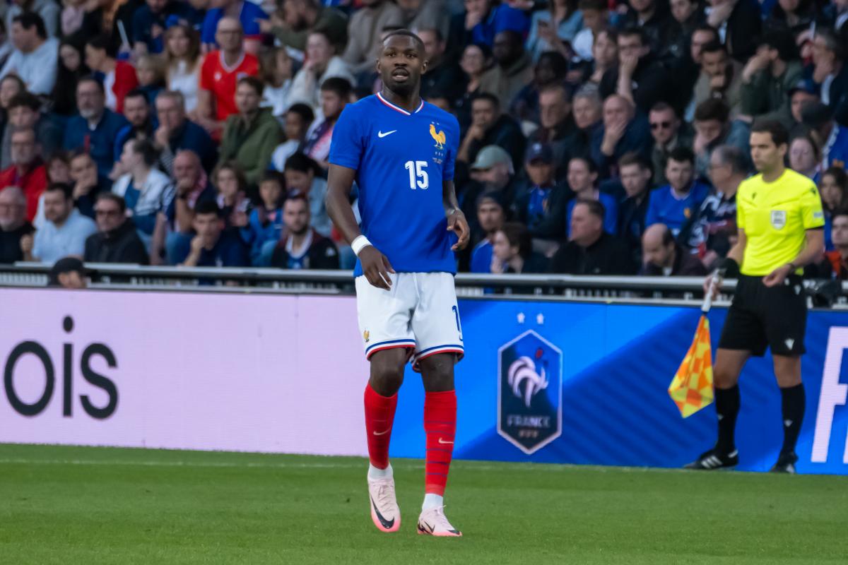 Marcus Thuram sous le maillot de l'équipe de France